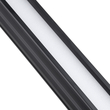 GloboStar® OFFICE 61023-S Γραμμικό Φωτιστικό Οροφής Linear LED 18W 2230lm 120° AC 220-240V Μ120 x Π2 x Υ4cm Ψυχρό Λευκό 6000K - Μαύρο - 3 Years Warranty