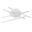 GloboStar® DRACO 61096 Φωτιστικό Οροφής Γραμμικό Linear Design LED CCT 60W 7380lm 120° AC 220-240V - Εναλλαγή Φωτισμού μέσω Τηλεχειριστηρίου All In One Ψυχρό 6000k+Φυσικό 4500k+Θερμό 2700k Dimmable Φ60 x Υ11cm - Λευκό - 3 Years Warranty