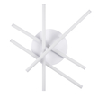 GloboStar® DRACO 61096 Φωτιστικό Οροφής Γραμμικό Linear Design LED CCT 60W 7380lm 120° AC 220-240V - Εναλλαγή Φωτισμού μέσω Τηλεχειριστηρίου All In One Ψυχρό 6000k+Φυσικό 4500k+Θερμό 2700k Dimmable Φ60 x Υ11cm - Λευκό - 3 Years Warranty