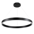 GloboStar® VENOM 61179 Κρεμαστό Φωτιστικό Δαχτυλίδι-Κύκλος LED CCT 67W 7863lm 120° AC 220-240V - Εναλλαγή Φωτισμού μέσω Τηλεχειριστηρίου All In One Ψυχρό 6000K+Φυσικό 4500K+Θερμό 2700K Dimmable Φ80cm - Μαύρο - 3 Years Warranty