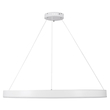 GloboStar® VENOM 61183 Κρεμαστό Φωτιστικό Δαχτυλίδι-Κύκλος LED CCT 75W 8818lm 120° AC 220-240V - Εναλλαγή Φωτισμού μέσω Τηλεχειριστηρίου All In One Ψυχρό 6000K+Φυσικό 4500K+Θερμό 2700K Dimmable Φ100cm - Λευκό - 3 Years Warranty