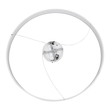 GloboStar® VENOM 61183 Κρεμαστό Φωτιστικό Δαχτυλίδι-Κύκλος LED CCT 75W 8818lm 120° AC 220-240V - Εναλλαγή Φωτισμού μέσω Τηλεχειριστηρίου All In One Ψυχρό 6000K+Φυσικό 4500K+Θερμό 2700K Dimmable Φ100cm - Λευκό - 3 Years Warranty
