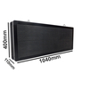GloboStar® 90321 Κυλιόμενη Ψηφιακή Επιγραφή P10 LED SMD AC 220-240V με Wi-Fi - Αδιάβροχή IP65 - Διπλής Όψης - Μ104 x Π12 x Υ40cm Κόκκινο