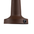 GloboStar® COCO 76513 Μοντέρνο Επιτραπέζιο Φωτιστικό Πορτατίφ LED 1.5W 105lm 120° DC 5V Επαναφορτιζόμενο με Μπαταρία Li-ion 1800mAh - Διακόπτη Αφής με 3 Εντάσεις Φωτισμού Θερμό Λευκό 2700K Dimmable - Φ10 x 22cm - Σκούρο Καφέ
