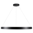 GloboStar® VENOM 61182 Κρεμαστό Φωτιστικό Δαχτυλίδι-Κύκλος LED CCT 75W 8818lm 120° AC 220-240V - Εναλλαγή Φωτισμού μέσω Τηλεχειριστηρίου All In One Ψυχρό 6000K+Φυσικό 4500K+Θερμό 2700K Dimmable Φ100cm - Μαύρο - 3 Years Warranty