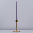 GloboStar® LAVENDER-FIELD 35203 ΣΕΤ 4 Αρωματικά Κεριά Κηροπηγίου Παραφίνης με Άρωμα Λεμόνι - Λεβάντα Μωβ Μ2 x Π2 x Υ25cm