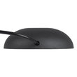 GLOBOSTAR® STEP-LUNA 90617 Αρχιτεκτονικό Φωτιστικό Διαδρόμου/Σκαλοπατιού LED 3W 345lm 10° DC 24V Αδιάβροχο IP65 Φυσικό Λευκό 4500K Dimmable - Μαύρο - Φ12 x Υ3cm - 3 Χρόνια Εγγύηση