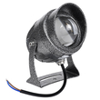 GLOBOSTAR® SPOT-XENIA 90634 Αρχιτεκτονικό Σποτ Φωτισμου LED 16W 1360lm 3° DC 24V Αδιάβροχο IP65 Μπλε Dimmable - Γκρι Ανθρακί - Μ9 x Π9 x Υ12cm - 3 Χρόνια Εγγύηση