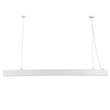 GloboStar® ORION 61031-P Γραμμικό Κρεμαστό Φωτιστικό Linear LED CCT 72W 8600lm 120° AC 220-240V Μ120 x Π5.5 x Υ7cm - Εναλλαγή Φωτισμού μέσω Τηλεχειριστηρίου All In One Ψυχρό 6000k+Φυσικό 4500k+Θερμό 2700k Dimmable - Λευκό - 3 Years Warranty