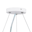 GloboStar® BURTON 61203-P Κρεμαστή Πλαφονιέρα Οροφής LED CCT 75W 8625lm 120° AC 220-240V - Εναλλαγή Φωτισμού μέσω Τηλεχειριστηρίου All In One Ψυχρό 6000k+Φυσικό 4500k+Θερμό 2700k Dimmable Φ60cm - Λευκό - 3 Years Warranty