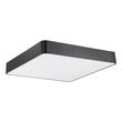 GloboStar® KAMALA 61208-S Πλαφονιέρα Οροφής LED CCT 75W 8625lm 120° AC 220-240V - Εναλλαγή Φωτισμού μέσω Τηλεχειριστηρίου All In One Ψυχρό 6000k+Φυσικό 4500k+Θερμό 2700k Dimmable Μ60 x Π60 x Υ8cm - Μαύρο - 3 Years Warranty