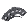 GLOBOSTAR® TREELIGHT-GINA 90679 Κυρτή Μπάρα Φωτισμού Wall Washer για Φυτά - Δέντρα LED 6W 660lm 30° DC 24V Αδιάβροχο IP65 Θερμό Λευκό 2700K Dimmable - Γκρι Ανθρακί - Μ18 x Π3.5 x Υ7cm - 3 Χρόνια Εγγύηση