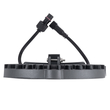 GLOBOSTAR® TREELIGHT-GINA 90679 Κυρτή Μπάρα Φωτισμού Wall Washer για Φυτά - Δέντρα LED 6W 660lm 30° DC 24V Αδιάβροχο IP65 Θερμό Λευκό 2700K Dimmable - Γκρι Ανθρακί - Μ18 x Π3.5 x Υ7cm - 3 Χρόνια Εγγύηση