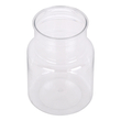 GloboStar® GRACE 35607 Διακοσμητικό Βάζο Πλαστικό Διάφανο Φ8.5 x Υ12cm