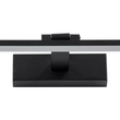 GloboStar® ELLIS 60444 Μοντέρνο Φωτιστικό Τοίχου - Απλίκα Καθρέπτη Μπάνιου - Πίνακα LED 12W 1400lm 120° AC 220-240V IP44 Μ60 x Π16 x Υ6cm - Φυσικό Λευκό 4500K - Μαύρο - 3 Χρόνια Εγγύηση
