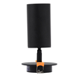 GloboStar® LEO 60350 Χωνευτό Κινούμενο Στρόγγυλο Φωτιστικό Σποτ Αλουμινίου με Ντουί GU10 AC 220-240V IP20 Φ6 x Υ17cm - Μαύρο - 5 Years Warranty