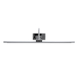 GloboStar® MIRA 60434 Μοντέρνο Φωτιστικό Τοίχου - Απλίκα Καθρέπτη Μπάνιου - Πίνακα LED 12W 1400lm 120° AC 220-240V IP44 Μ60 x Π20 x Υ13cm - Φυσικό Λευκό 4500K - Χρώμιο Νίκελ - 3 Χρόνια Εγγύηση