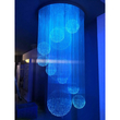 GloboStar® 79612 Μηχανή Οπτικής Ίνας Μονής Κεφαλής - Fiber Optic Light Machine Single Head LED 45W AC 220-240V με Ασύρματο Χειριστήριο RF 2.4Ghz Μ14 x Π26 x Υ8.5cm RGBW - 2 Years Warranty