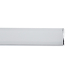 GloboStar® ELLIS 60445 Μοντέρνο Φωτιστικό Τοίχου - Απλίκα Καθρέπτη Μπάνιου - Πίνακα LED 12W 1400lm 120° AC 220-240V IP44 Μ60 x Π16 x Υ6cm - Φυσικό Λευκό 4500K - Χρώμιο Νίκελ - 3 Χρόνια Εγγύηση