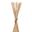 GloboStar® AZORES 01755 Boho Επιδαπέδιο Φωτιστικό Μονόφωτο 1 x E27 IP20 Μπεζ Ξύλο - Μ40 x Π40 x Υ150cm