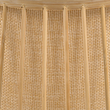 GloboStar® AZORES 01755 Boho Επιδαπέδιο Φωτιστικό Μονόφωτο 1 x E27 IP20 Μπεζ Ξύλο - Μ40 x Π40 x Υ150cm