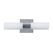 GloboStar® ANAIS 60410 Μοντέρνο Φωτιστικό Τοίχου - Απλίκα Καθρέπτη Μπάνιου - Πίνακα 2 x G9 270° AC 220-240V IP44 Μ34 x Π12 x Υ11cm - Χρώμιο Νίκελ - 5 Χρόνια Εγγύηση