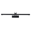 GloboStar® LAURA 60424 Μοντέρνο Φωτιστικό Τοίχου - Απλίκα Καθρέπτη Μπάνιου - Πίνακα LED 12W 1400lm 120° AC 220-240V IP44 Μ60 x Π27 x Υ13cm - Φυσικό Λευκό 4500K - Μαύρο - 3 Χρόνια Εγγύηση