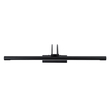 GloboStar® LAURA 60424 Μοντέρνο Φωτιστικό Τοίχου - Απλίκα Καθρέπτη Μπάνιου - Πίνακα LED 12W 1400lm 120° AC 220-240V IP44 Μ60 x Π27 x Υ13cm - Φυσικό Λευκό 4500K - Μαύρο - 3 Χρόνια Εγγύηση