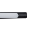 GloboStar® LAURA 60424 Μοντέρνο Φωτιστικό Τοίχου - Απλίκα Καθρέπτη Μπάνιου - Πίνακα LED 12W 1400lm 120° AC 220-240V IP44 Μ60 x Π27 x Υ13cm - Φυσικό Λευκό 4500K - Μαύρο - 3 Χρόνια Εγγύηση