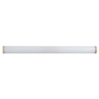 GloboStar® MABEL 60431 Μοντέρνο Φωτιστικό Τοίχου - Απλίκα Καθρέπτη Μπάνιου - Πίνακα LED 12W 1400lm 270° AC 220-240V IP44 Μ60 x Π10 x Υ5cm - Φυσικό Λευκό 4500K - Χάλκινο - 3 Χρόνια Εγγύηση