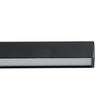 GloboStar® ROSA 60450 Μοντέρνο Φωτιστικό Τοίχου - Απλίκα Καθρέπτη Μπάνιου - Πίνακα LED 12W 1400lm 120° AC 220-240V IP44 Μ60 x Π15 x Υ7cm - Φυσικό Λευκό 4500K - Μαύρο - 3 Χρόνια Εγγύηση