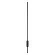 GloboStar® HARLEM 61335 Φωτιστικό Τοίχου - Απλίκα Design LED CCT 18W 2160lm 120° AC 220-240V - Εναλλαγή Φωτισμού μέσω Διακόπτη On/Off All In One Ψυχρό 6000k+Φυσικό 4500k+Θερμό 2700k Μ5 x Π4 x Υ120cm - Μαύρο - 3 Years Warranty