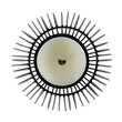 GloboStar® CANDLE 76494 Διακοσμητικό Realistic Κερί με LED Εφέ Κινούμενης Φλόγας - Μπαταρίας 2 x AA (Δεν Συμπεριλαμβάνονται) & Ασύρματο Χειριστήριο IR Θερμό Λευκό 2700K Dimmable Μαύρο Φ16 x Υ18cm