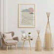 GloboStar® AZORES 01755 Boho Επιδαπέδιο Φωτιστικό Μονόφωτο 1 x E27 IP20 Μπεζ Ξύλο - Μ40 x Π40 x Υ150cm