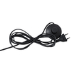 GloboStar® PRAGUE 00992 Μοντέρνο Επιδαπέδιο Φωτιστικό Μονόφωτο 1 x E27 IP20 Χρυσό Αλουμίνιο με Μαύρο Μάρμαρο - Μ210 x Π45 x Υ220cm