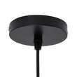 GloboStar® ALOHA 01752 Boho Κρεμαστό Φωτιστικό Καμπάνα Μονόφωτο 1 x E27 IP20 Καφέ Σχοινί - Μ43 x Π43 x Y46cm
