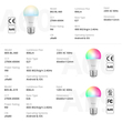 GloboStar® 80071 SONOFF B02-BL-A60 - LED BULB E27 A60 806lm 9W WiFi+Bluetooth CW (Cool White + Warm white) Dimming Smart Bulb 2700K-6500K