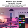 GloboStar® 80072 SONOFF B05-BL-A60 - LED BULB E27 A60 806lm 9W WiFi+Bluetooth RGBW (RED + Green + Blue + Cool White) Dimming Smart Bulb RGBW