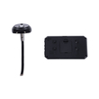 GloboStar® 86063 Επαναφορτιζόμενη Ψηφιακή Έξυπνη Camera Εξώπορτας 90° Μοιρών με Έγχρωμη Οθόνη 4.1 Inches - USB - Νυχτερινή Όραση με LED IR - Κουδούνι - Μαύρο