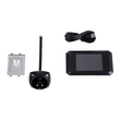 GloboStar® 86063 Επαναφορτιζόμενη Ψηφιακή Έξυπνη Camera Εξώπορτας 90° Μοιρών με Έγχρωμη Οθόνη 4.1 Inches - USB - Νυχτερινή Όραση με LED IR - Κουδούνι - Μαύρο