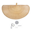 GloboStar® CUBA 01769 Boho Κρεμαστό Φωτιστικό Ανάρτηση Μονόφωτο 1 x E27 IP20 Μπεζ Ξύλο - Μ100 x Π100 x Υ55cm GloboStar® CUBA 01769 Boho Κρεμαστό Φωτιστικό Ανάρτηση Μονόφωτο 1 x E27 IP20 Μπεζ Ξύλο - Μ100 x Π100 x Υ55cm
