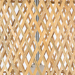 GloboStar® CALERO 00671 Boho Κρεμαστό Φωτιστικό Καμπάνα Μονόφωτο 1 x E27 IP20 Μπεζ Ξύλο - Μ50 x Π50 x Y110cm