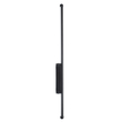 GloboStar® HARLEM 61331 Φωτιστικό Τοίχου - Απλίκα Design LED CCT 9W 1080lm 120° AC 220-240V - Εναλλαγή Φωτισμού μέσω Διακόπτη On/Off All In One Ψυχρό 6000k+Φυσικό 4500k+Θερμό 2700k Μ5 x Π4 x Υ60cm - Μαύρο - 3 Years Warranty