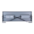 GloboStar® FLOOD-TENA 90221 Προβολέας Wall Washer για Φωτισμό Κτιρίων LED 72W 6480lm 10° DC 24V Αδιάβροχο IP65 L46.5 x W7 x H16.5cm Θερμό Λευκό 2700K - Ασημί - 3 Years Warranty
