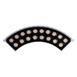 GLOBOSTAR® TREELIGHT-JINA 90690 Κυρτή Μπάρα Φωτισμού Wall Washer για Φυτά - Δέντρα LED 18W 1620lm 10° DC 24V Αδιάβροχο IP65 Θερμό Λευκό 2700K Dimmable - Γκρι Ανθρακί - Μ29 x Π11 x Υ10.5cm - 3 Χρόνια Εγγύηση