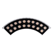 GLOBOSTAR® TREELIGHT-JINA 90697 Κυρτή Μπάρα Φωτισμού Wall Washer για Φυτά - Δέντρα LED 18W 1530lm 10° DC 24V Αδιάβροχο IP65 Πορτοκαλί 2200K Dimmable - Γκρι Ανθρακί - Μ29 x Π11 x Υ10.5cm - 3 Χρόνια Εγγύηση