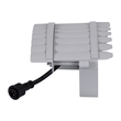 GLOBOSTAR® TREELIGHT-JINA 90697 Κυρτή Μπάρα Φωτισμού Wall Washer για Φυτά - Δέντρα LED 18W 1530lm 10° DC 24V Αδιάβροχο IP65 Πορτοκαλί 2200K Dimmable - Γκρι Ανθρακί - Μ29 x Π11 x Υ10.5cm - 3 Χρόνια Εγγύηση