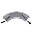 GLOBOSTAR® TREELIGHT-JINA 90697 Κυρτή Μπάρα Φωτισμού Wall Washer για Φυτά - Δέντρα LED 18W 1530lm 10° DC 24V Αδιάβροχο IP65 Πορτοκαλί 2200K Dimmable - Γκρι Ανθρακί - Μ29 x Π11 x Υ10.5cm - 3 Χρόνια Εγγύηση