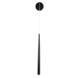 GloboStar® TEARS 61315 Φωτιστικό Τοίχου - Απλίκα Design LED CCT 3W 330lm 180° AC 220-240V - Εναλλαγή Φωτισμού μέσω Διακόπτη On/Off All In One Ψυχρό 6000k+Φυσικό 4500k+Θερμό 2700k Φ3.2 x Υ51.5cm - Μαύρο - 3 Years Warranty