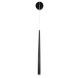 GloboStar® TEARS 61315 Φωτιστικό Τοίχου - Απλίκα Design LED CCT 3W 330lm 180° AC 220-240V - Εναλλαγή Φωτισμού μέσω Διακόπτη On/Off All In One Ψυχρό 6000k+Φυσικό 4500k+Θερμό 2700k Φ3.2 x Υ51.5cm - Μαύρο - 3 Years Warranty